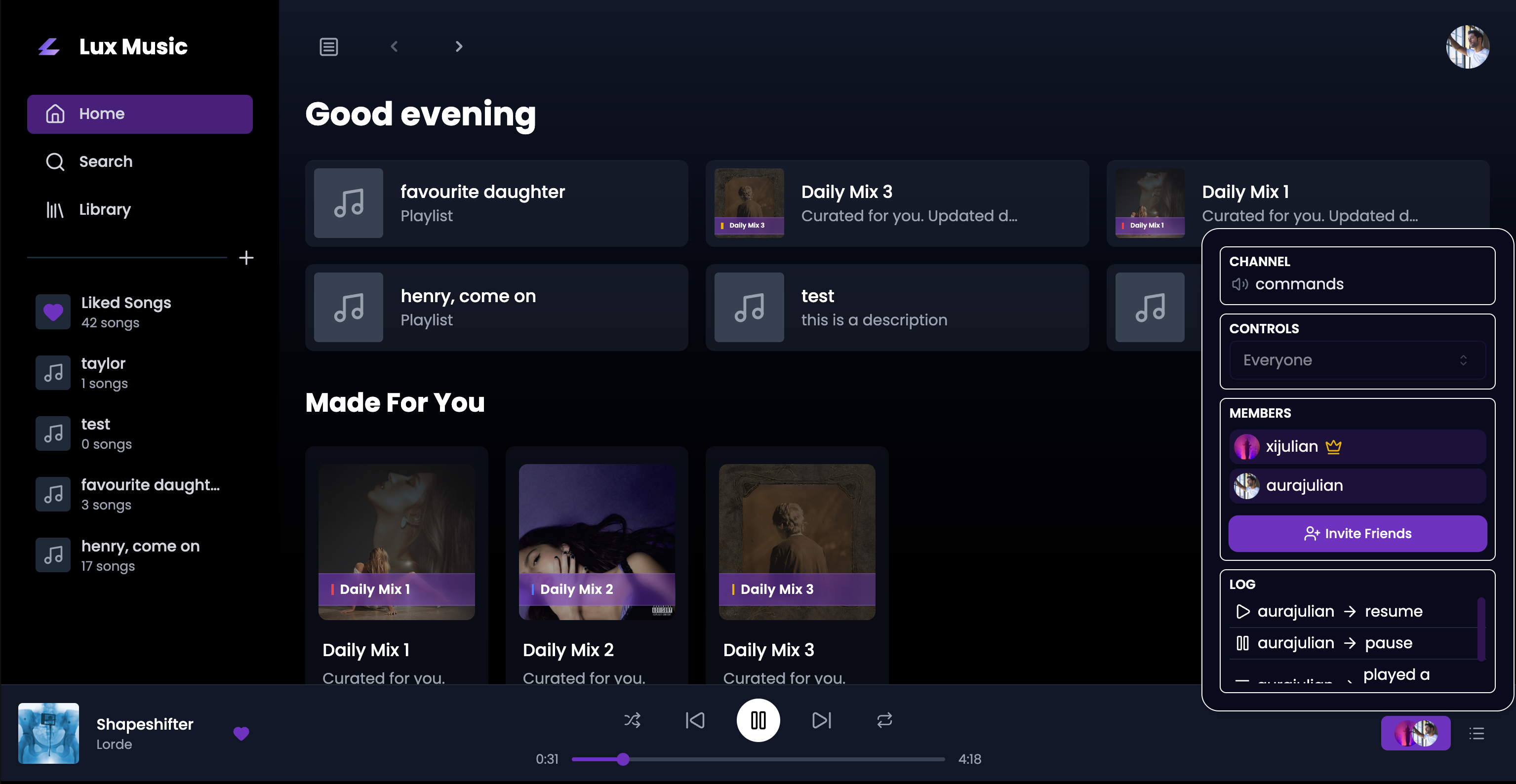 Music Player Preview